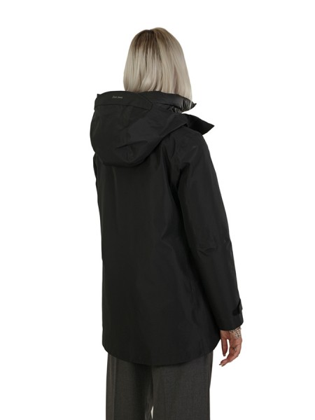 Herno Laminar down jacket in Gore-Tex Infinium Windstopper Black