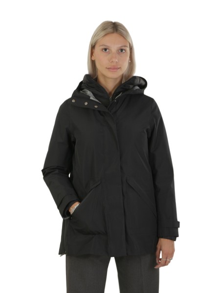 Herno Laminar down jacket in Gore-Tex Infinium Windstopper Black