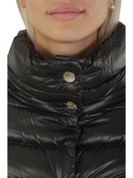 Amelia A-Shape HERNO Down Jacket Black