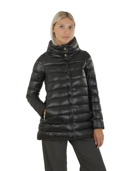 Amelia A-Shape HERNO Down Jacket Black