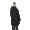 Herno A-Shape Down Jacket In Arendelle and New Lady Faux Fur Black