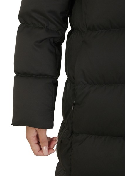 Herno A-Shape Down Jacket In Arendelle and New Lady Faux Fur Black