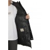 Herno A-Shape Jacket In Ecowool and Ultralight Nylon Black