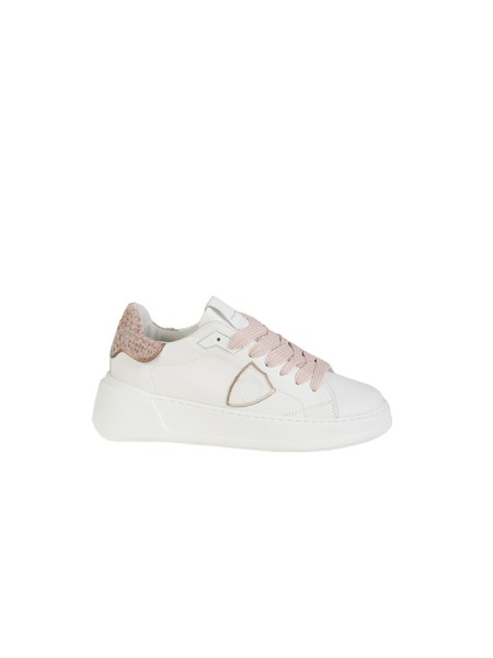 Philippe Model Tres Temple White/Pink Sneaker