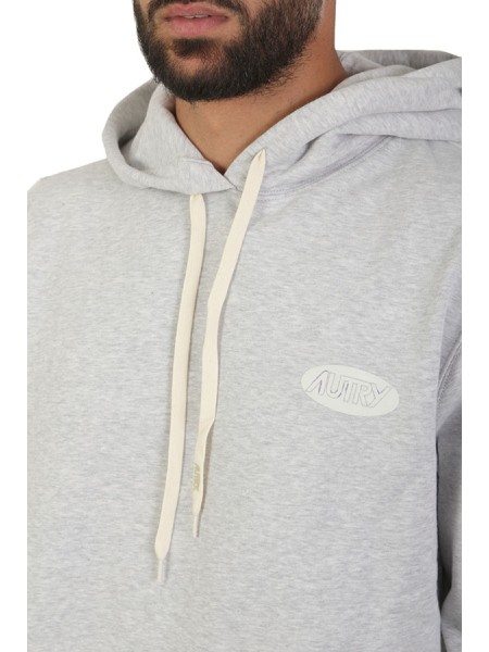 Felpa Autry Hoodie Con Cappuccio Grigio