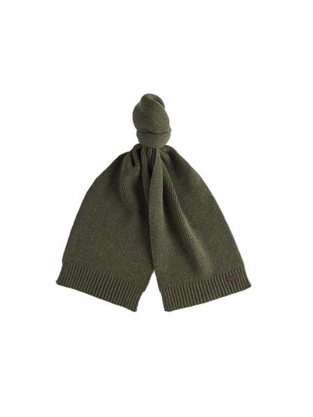 Set BARBOUR Cap and Scarf Olive