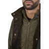 Ogston BARBOUR jacket in olive waxed cotton