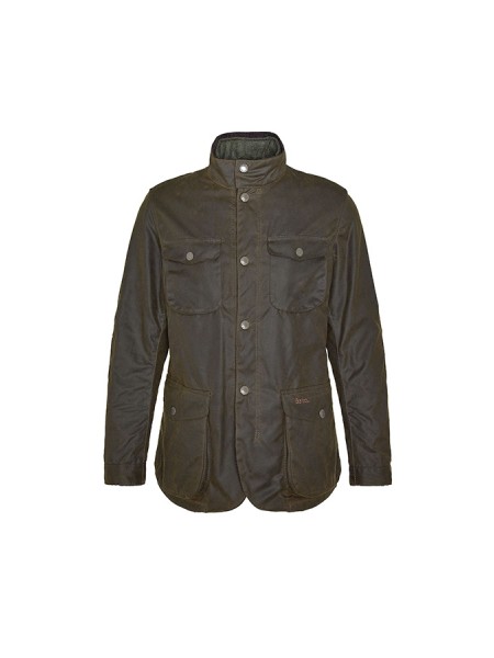 Ogston BARBOUR jacket in olive waxed cotton