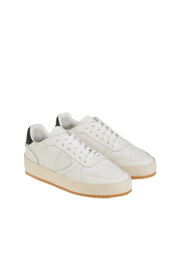 Sneaker Philippe Model Nice Bianco/Nero