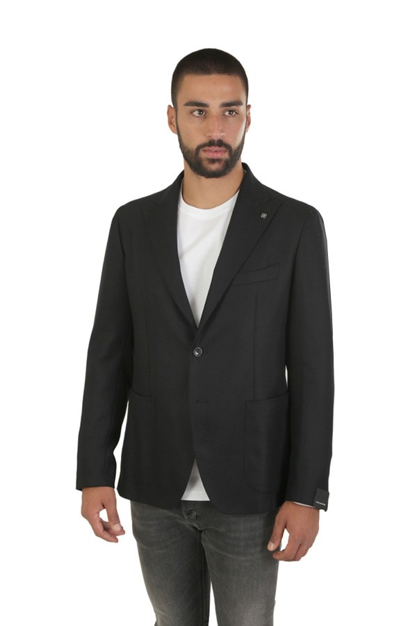 Black Single-Breasted TAGLIATORE Jacket