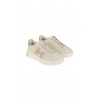 Sneakers Hogan Rebel con Strass Crema/Oro