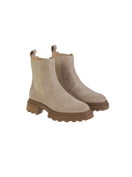 Scarpa Hogan Chelsea Ankle Boots 10 Storey Beige