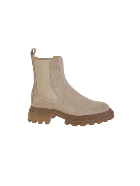 Scarpa Hogan Chelsea Ankle Boots 10 Storey Beige