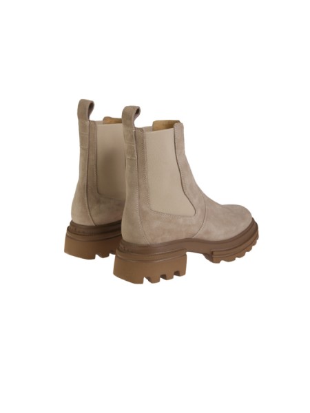 Hogan Chelsea Ankle Boots 10 Storey Beige Shoe