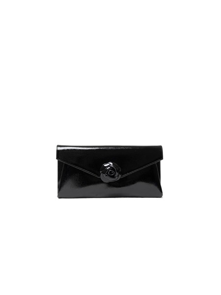 Pochette Twenty Fourhaitch Austen in Vernice Nero