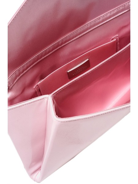 Twenty Fourhaitch Austen clutch bag in pink patent leather