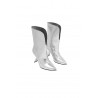 Twenty Fourhaitch Woolf Silver Ankle Boot