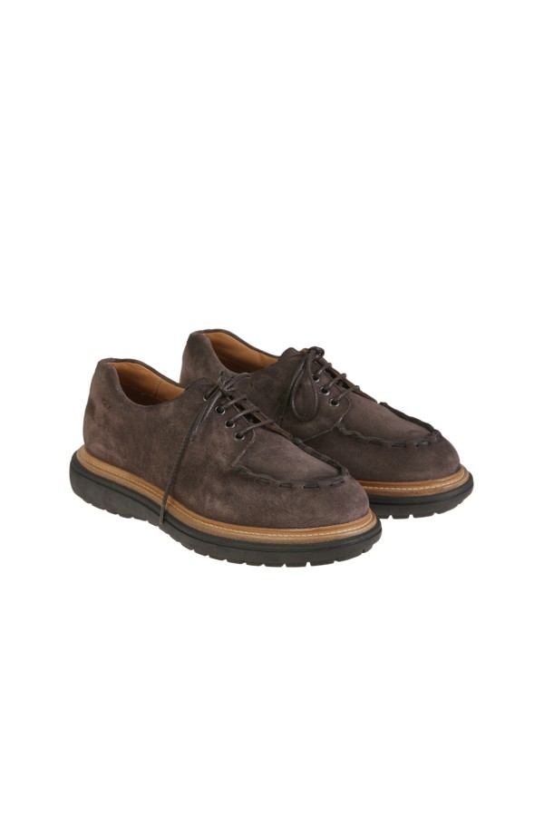 Dark Brown Lace-up ALEXANDER HOTTO Shoe