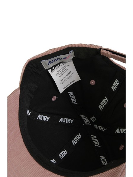 Cappello Autry Baseball in Velluto Pink