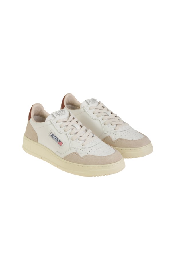 Autry Medalist Low Sneakers White/Beige/Leather