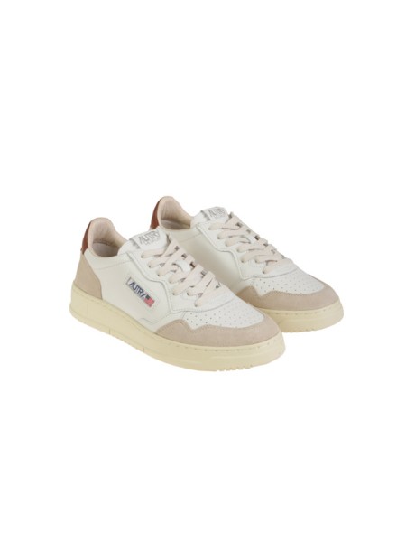 Autry Medalist Low Sneakers White/Beige/Leather