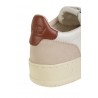 Sneakers Autry Medalist Low Bianco/Beige/Cuoio