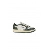 Sneakers Autry Medalist Low in Pelle Bianco/Verde