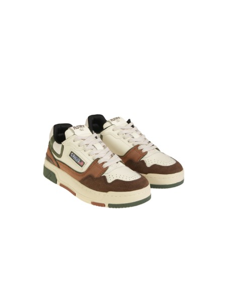 Autry CLC Low Sneaker Green/Brown