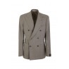 Double-breasted suit TAGLIATORE pinstripe taupe