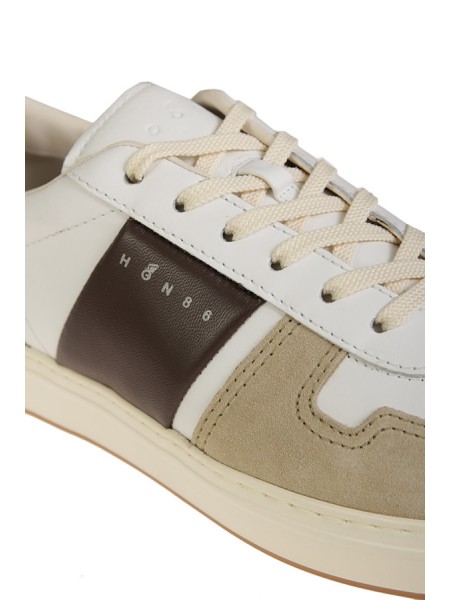 Hogan H-TV Sneakers White/Beige/Brown