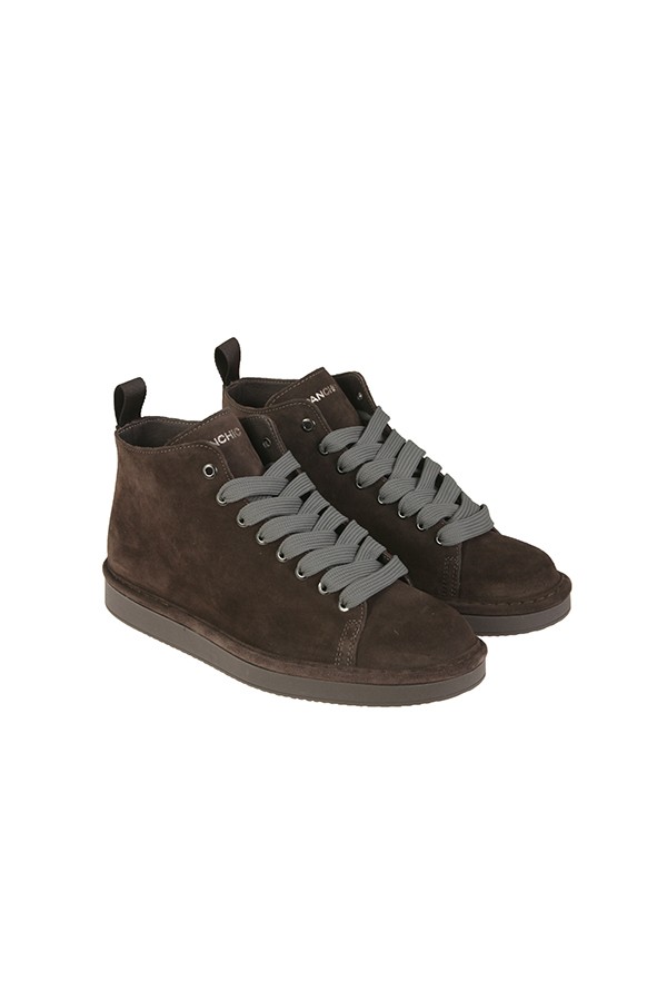 Ankle boot PANCHIC P01 in Dark Brown Suede