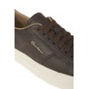 Sneakers Santoni Double Buckle in Pelle Bottalata Testa di Moro