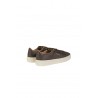 Sneakers Santoni Double Buckle in Pelle Bottalata Testa di Moro