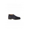 Santoni Desert ankle boot in blue suede