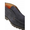 Santoni Desert ankle boot in blue suede