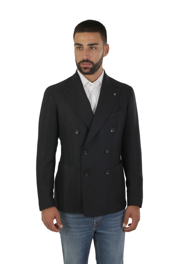 Blue Double-Breasted TAGLIATORE Jacket