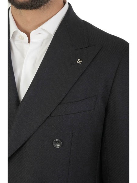 Blue Double-Breasted TAGLIATORE Jacket