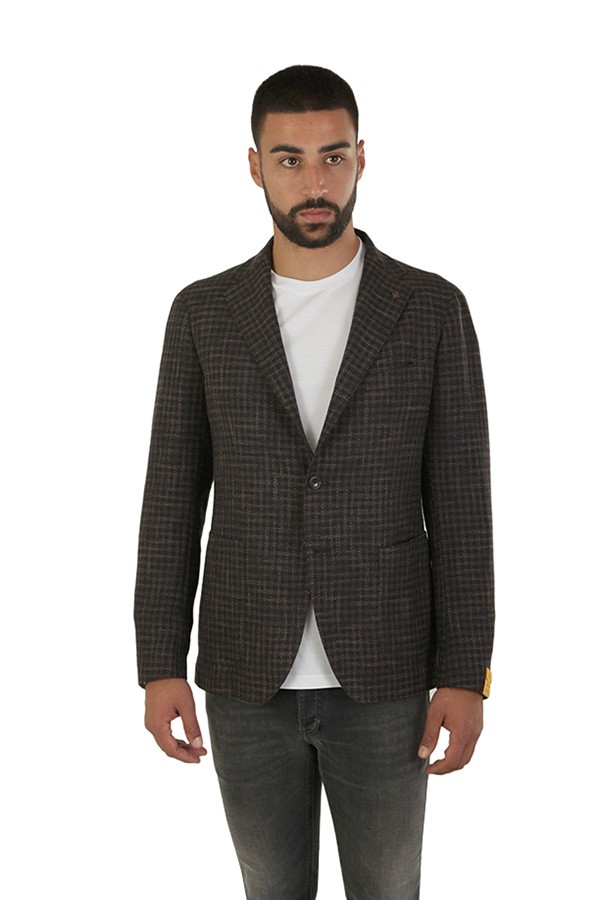 Montecarlo TAGLIATORE Jacket Blue/Brown