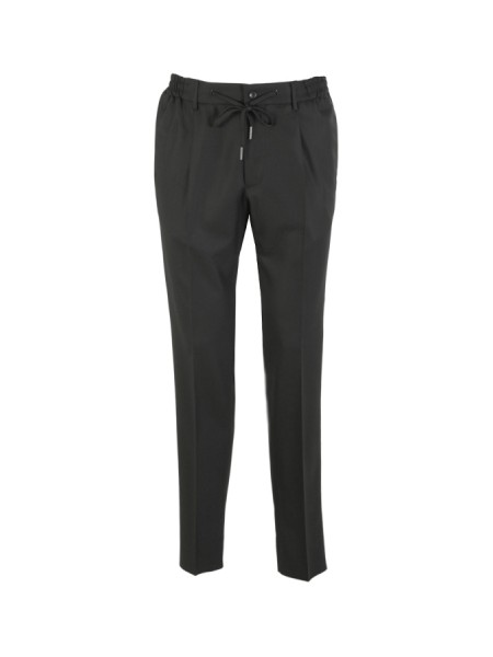 Pantalone Tagliatore con Coulisse Nero