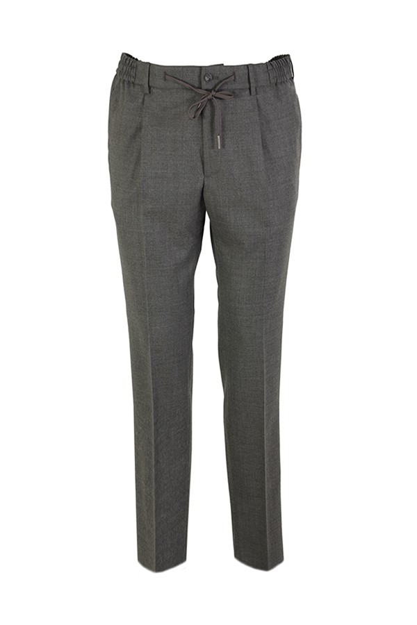 Tagliatore trousers with Grey Drawstring