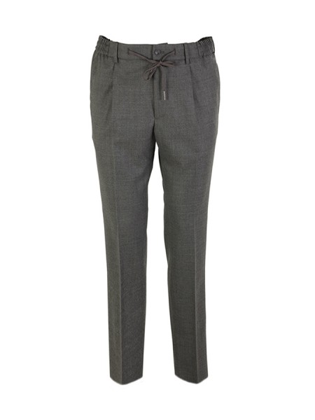 Pantalone Tagliatore con Coulisse Grigio