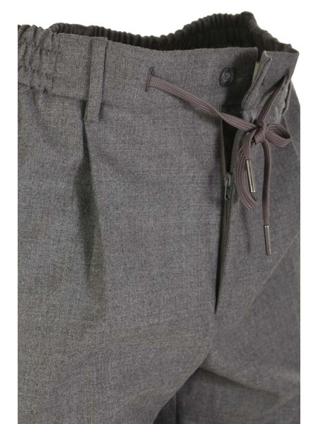 Pantalone Tagliatore con Coulisse Grigio