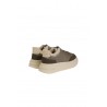 Sneakers con Montone Verde/Beige