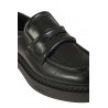 Black ASH leather loafer