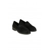 Ash Winona loafer in black pony skin