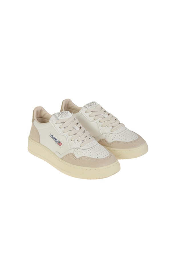 Sneakers Autry Medalist Bianco/Beige/Nocciola