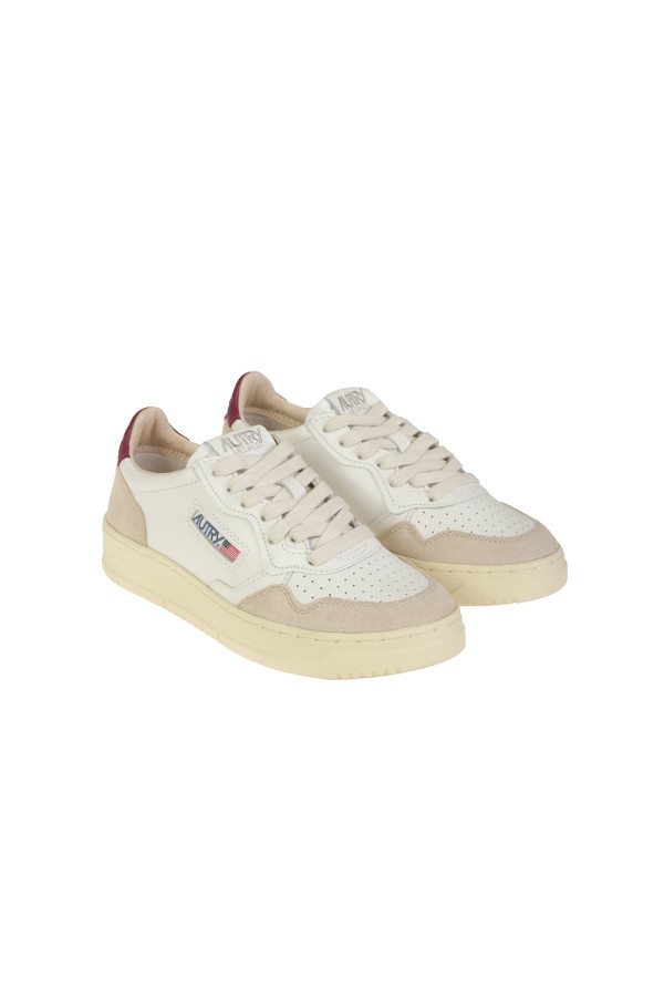 Autry Medalist Sneakers White/Beige/Amaranth