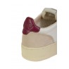 Sneakers Autry Medalist Bianco/Beige/Amaranto