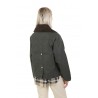 Giubbotto Barbour Catton Wax Corto Sage