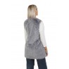 Faux Fur Denim HERNO Vest